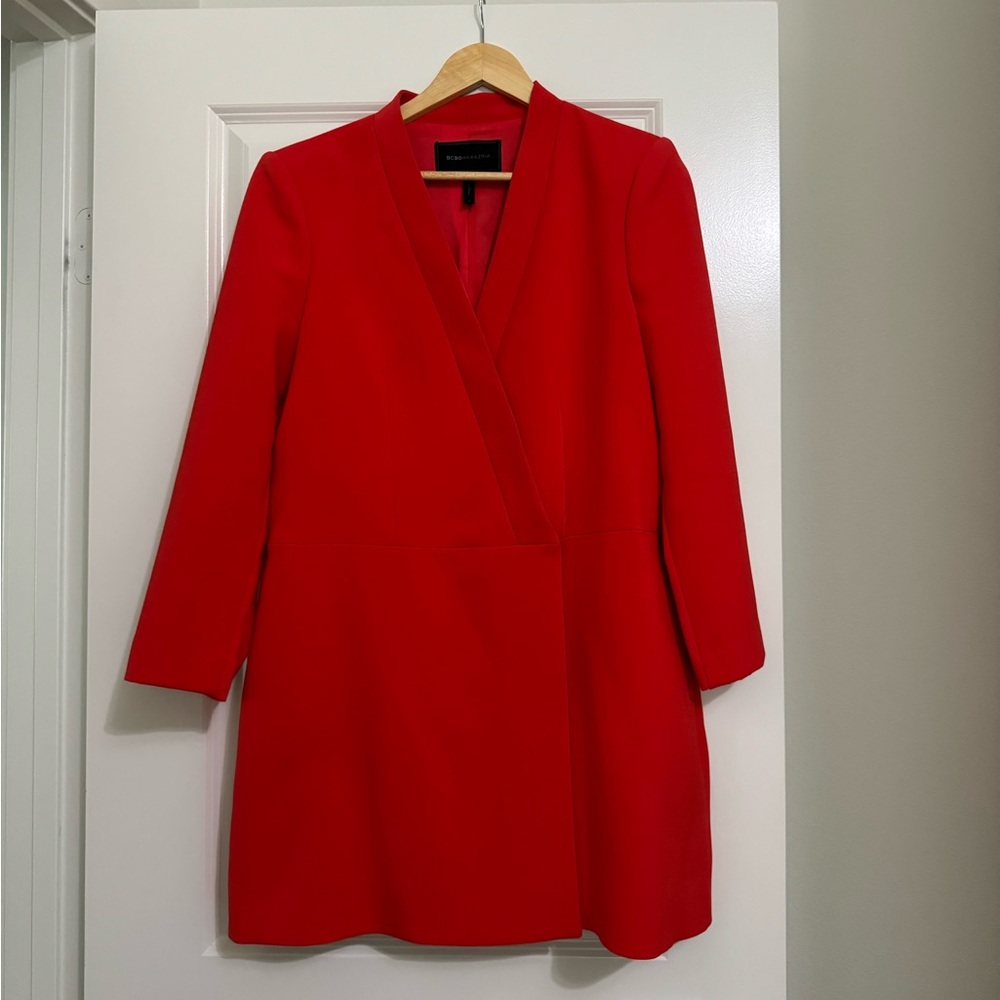 BCBG Suit Dress Size Large - Orange/Red